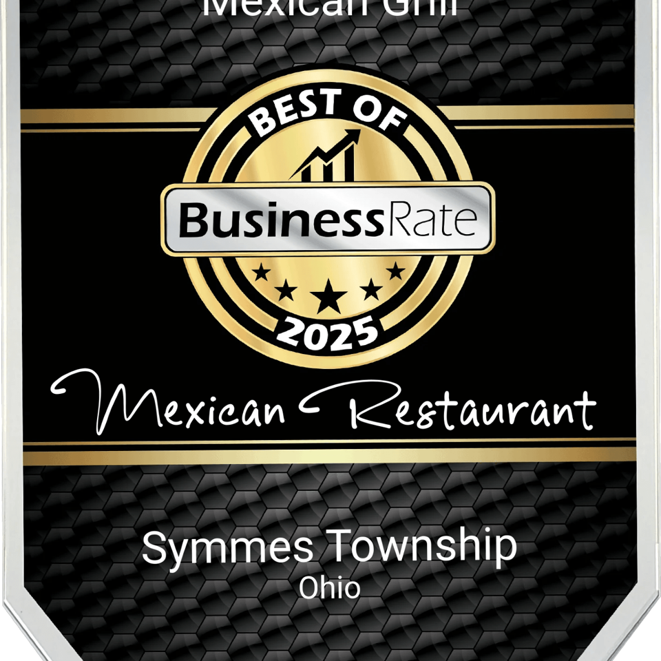 BusinessRate Best of 2025 award for Cazador Mexican Grill, Mexican Restaurant, Symmes Township, Ohio