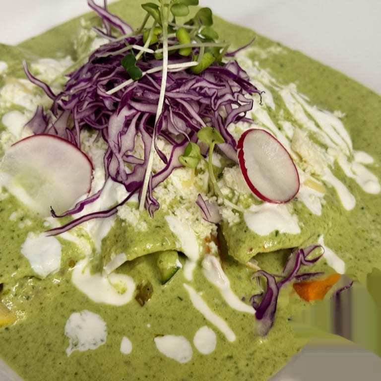 Enchiladas Poblanas Verdes