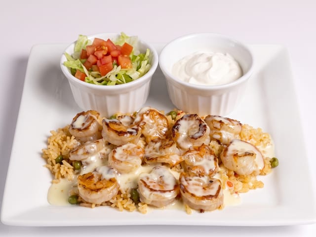 158. Arroz con Camarones.