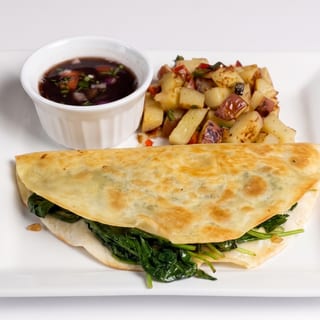 138. Spinach Quesadilla - O