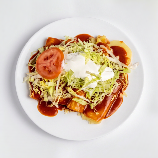 38. Enchiladas Supreme.